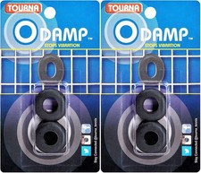 Tourna O Damp Set of 2 Vibration Dampeners - Black (2-Pack)