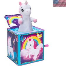 Magical Unicorn Light Up Jack in The Box - Ideal Gift for Kids 18 