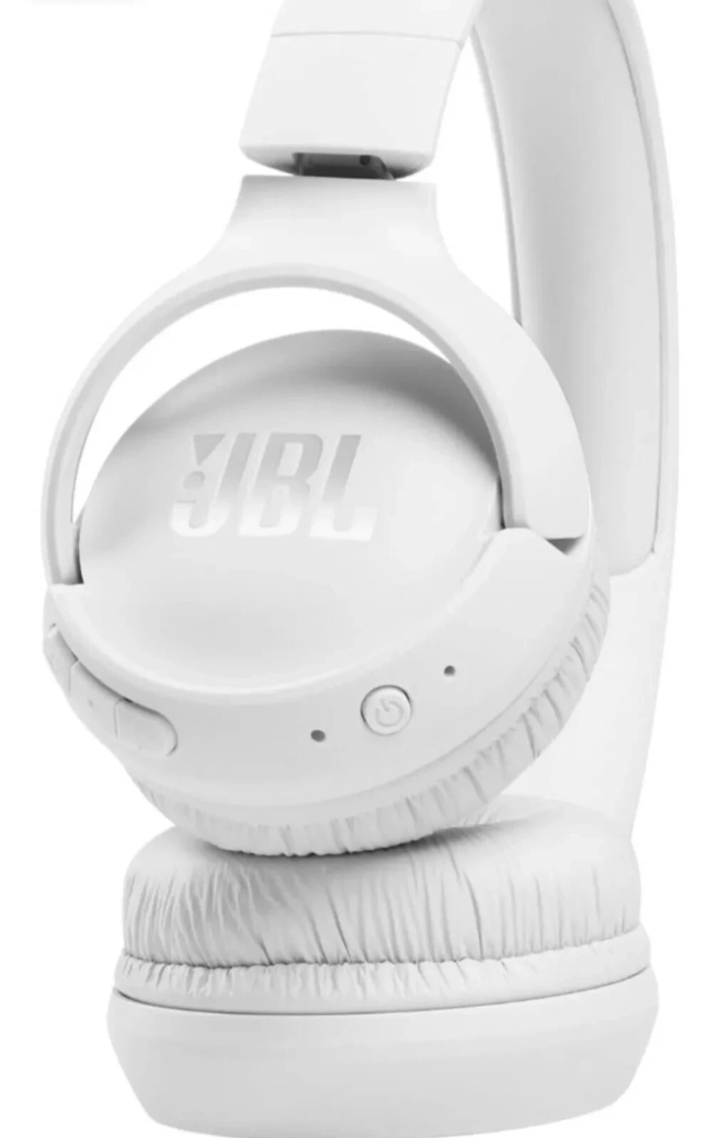 JBL Tune 510BT Wireless Bluetooth On Ear Stereo Headphones Mic Bass White