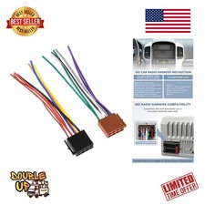 Universal Car Radio Stereo Wiring Harness Adapter, Car Audio Video Wire Cab