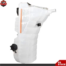 Heavy Duty Coolant Reservoir Tank w/ Cap & Sensor For Peterbilt 389 386 Kenworth