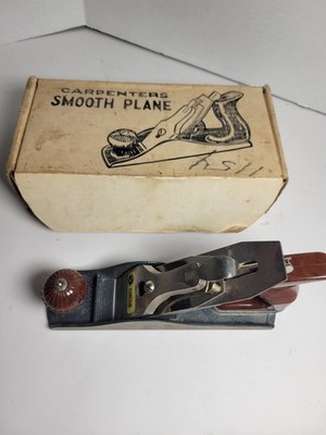 Corsair 8  Iron Smooth Plane By Great Neck Saw 1 3/4  Cutter No. C-3 + Orig Box