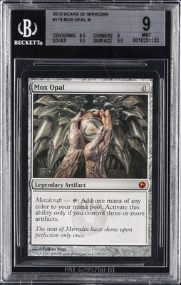 2010 MTG: SCARS OF MIRRODIN M #179 MOX OPAL BGS 9 | eBay