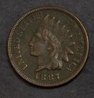 1887 Indian Cent XF Lot 5261