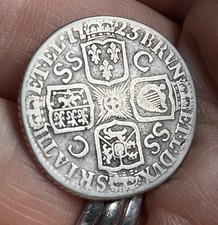 George I - Silver 1723 Shilling / French Arms At Date - SSC