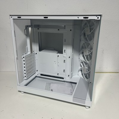 NZXT H6 Flow ATX Mid-Tower PC Case with Dual Chamber - Missing Side Glass Panel
