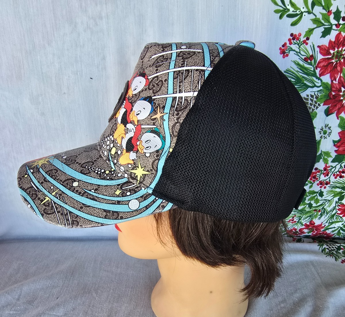 Gucci x Disney Donald Duck Trucker Hat Cap 2021 Adult Size M/L | eBay