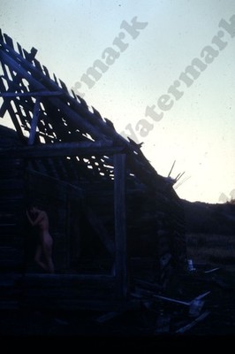 busty glamour Woman film star  35mm Slide Y4b14
