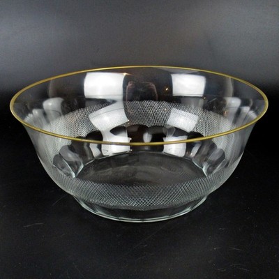 Moser Glas Schale Serie Lloyd ( Royal ) Tyra Lundgren 1922 Art Deco 20,5cm -