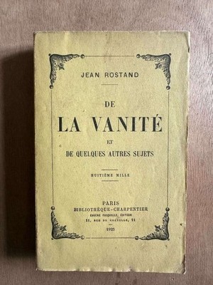 Eine Vitrine Und Einige Andere Themen | Jean Rostand | Guter Zustand