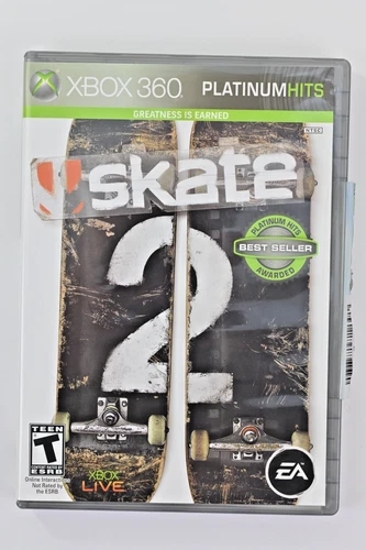 New ListingSkate 2 Xbox 360 Tested Working Complete Platinum Hits EA Game