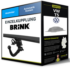 Abnehmbare Anhängerkupplung für VW T5 09.2009-07.2015 Multivan Brink AHK