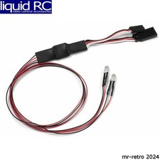 Kyosho 97054-2R-B LED Light Unit 5mm/2 Bulbs/L 400/Red 