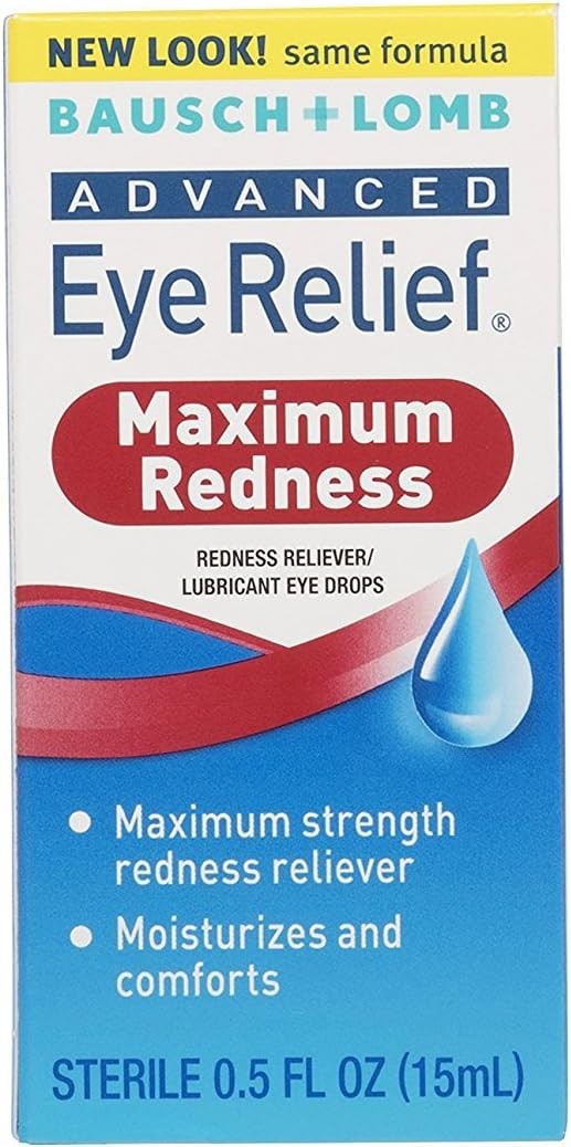 Bausch and Lomb Advanced Redness Relief Drops, 0.5 Ounce - 3