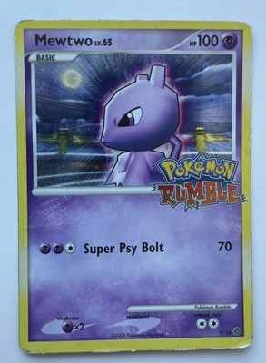 Pokemon TCG Mewtwo 9/16 Pokemon Rumble LV.65 Holo