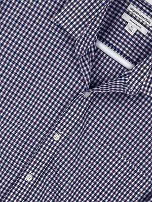 Amazon Essentials Slim Fit Check Shirt Long Sleeve Button Up Cotton Men s XL 