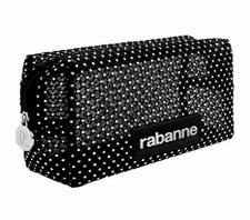 NEW Paco Rabanne Parfums Black Mesh Rhinestone Pouch Limited Edition