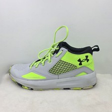 Under Armour Lockdown 5 Halo Grey Quirky Lime 3023949-103 Colorway Sneakers 9.5