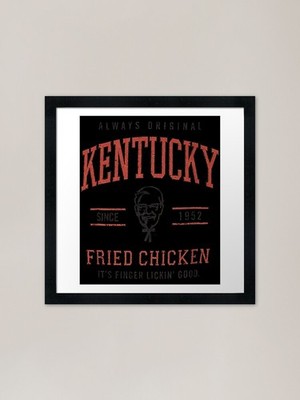 Kentucky Fried Chicken Gerahmtes Kunstwerk P Gerahmtes Wandbild Poster Leinwanddruck Bild