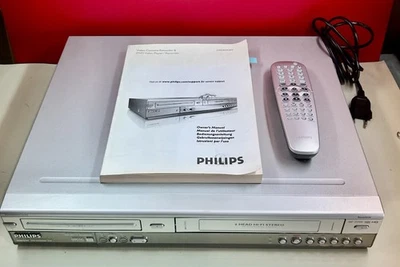 Combiné lecteur enregistreur DVD/VHS "PHILIPS DVDR-3320V" Ref A - Photo 1/4