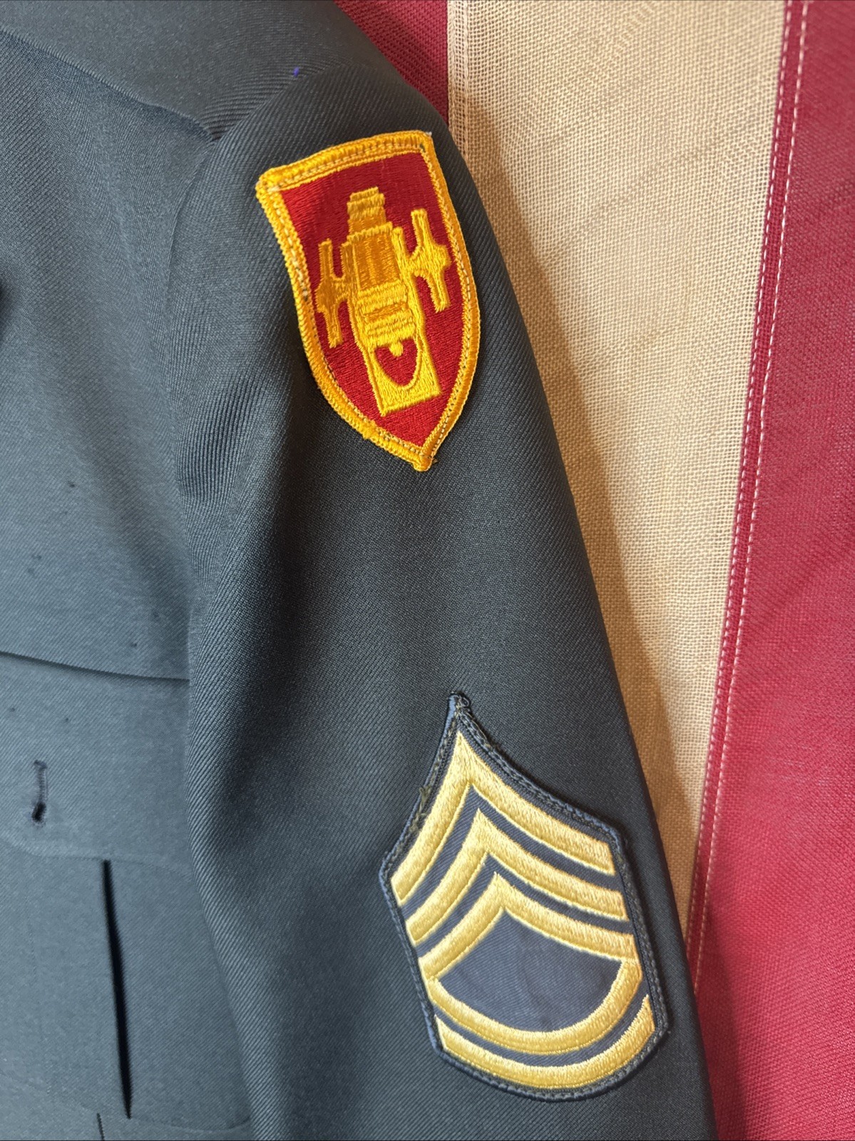 Size 46 Regular DSCP Class A Jacket Army Dress Green Uniform B802