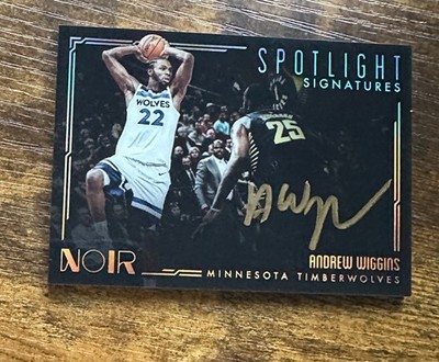 2017-18 Panini Noir - Spotlight Signatures Horizontal Andrew