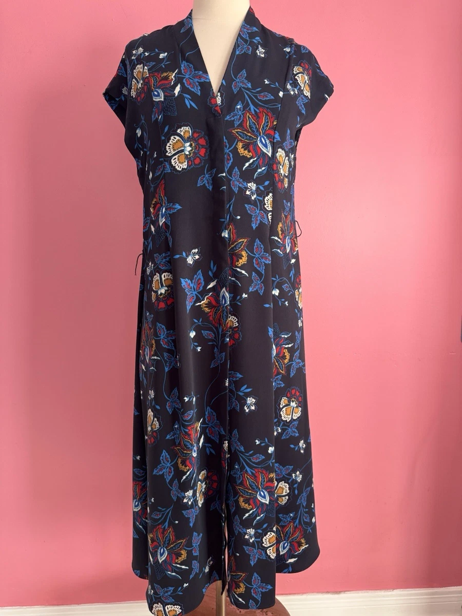 green emerald velvet dress Erdem for HM Pleated Floral Tier Dress (XS) – dry vtg and