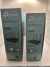 Paquete de routers inalámbricos tp-link AC1350 y AC1750