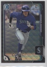 2015 Bowman Draft Chrome Asia Exclusive Black Wave Refractor Braden Bishop 4l3
