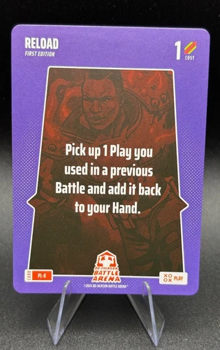 Bo Jackson Battle Arena Play Card "RELOAD" #PL-8 Rare 1ST Edition SSP 
