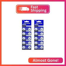UOGTNON 394 SR936SW Watch Battery 1.55V Silver Oxide Button Cell 20-Pack 