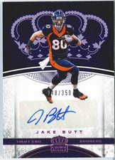 2017 Crown Royale Pink Jake Butt 248/350 Auto Autograph Rookie Broncos