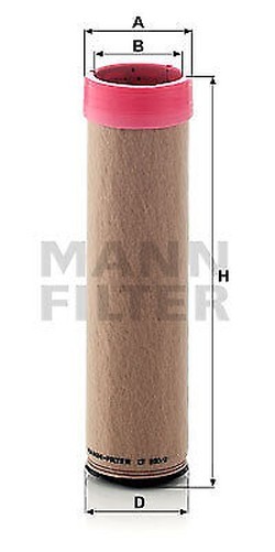 CF 990/2 Mann-Filter SekundäRluftfilter FüR Aebi, Case Ih, Claas, DEUTZ-FAHR, FI-image
