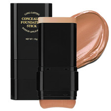 Concealer Foundation Stick, 2 in 1 Dual-Ended Long-Lasting Concealer Stick with