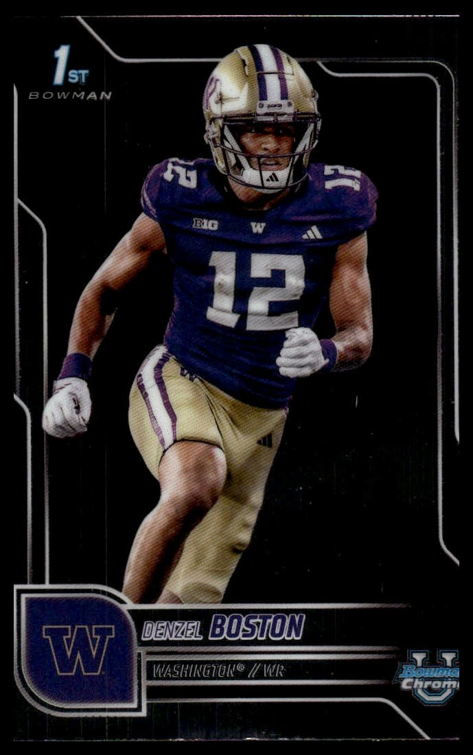 2025 Bowman University Chrome Denzel Boston #34