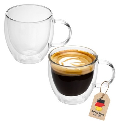 Double-Walled Thermo Glass Set 100-200ml Tea Glass Coffee Glass Latte Macchiato