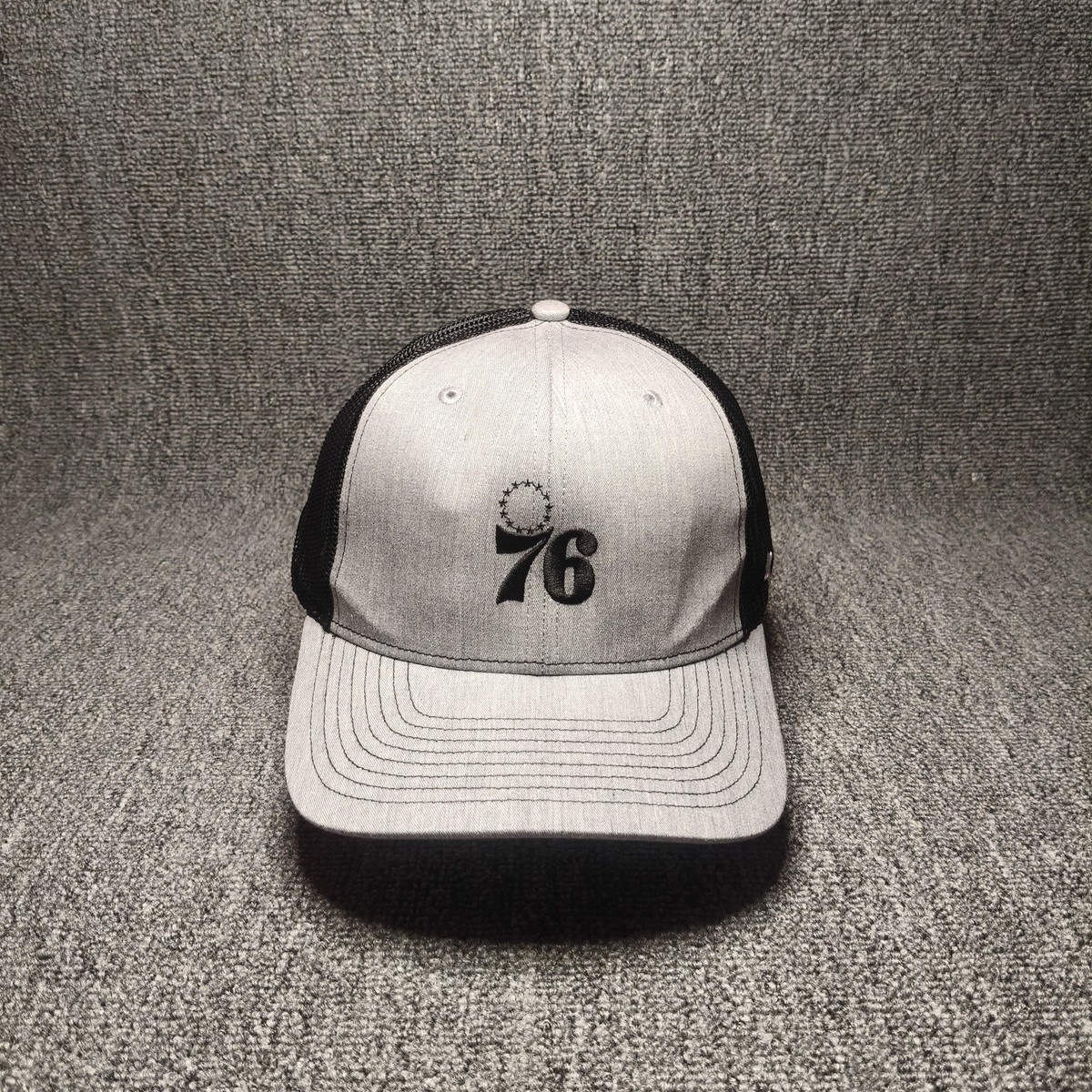 '47 Brand Philadelphia 76ers Trucker Snapback Grey Black One Size Hat
