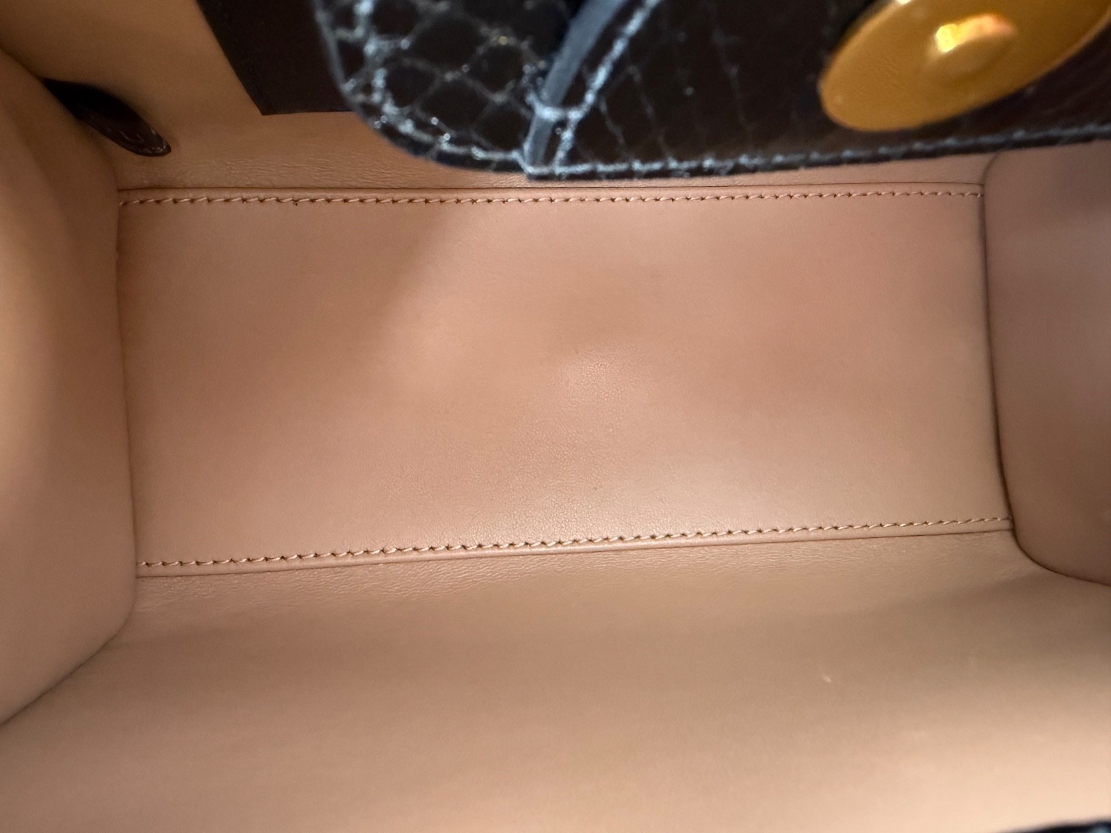 GUCCI Python Snakeskin Small Diana Bamboo Handle … - image 11