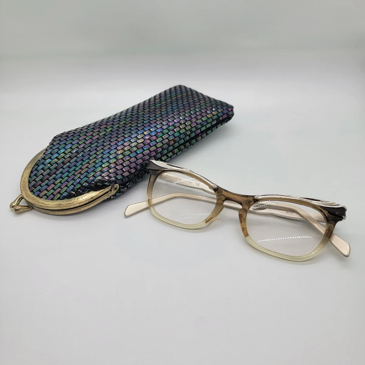 Cat Eye Gold 1960s Vintage Eyeglasses for sale | eBay