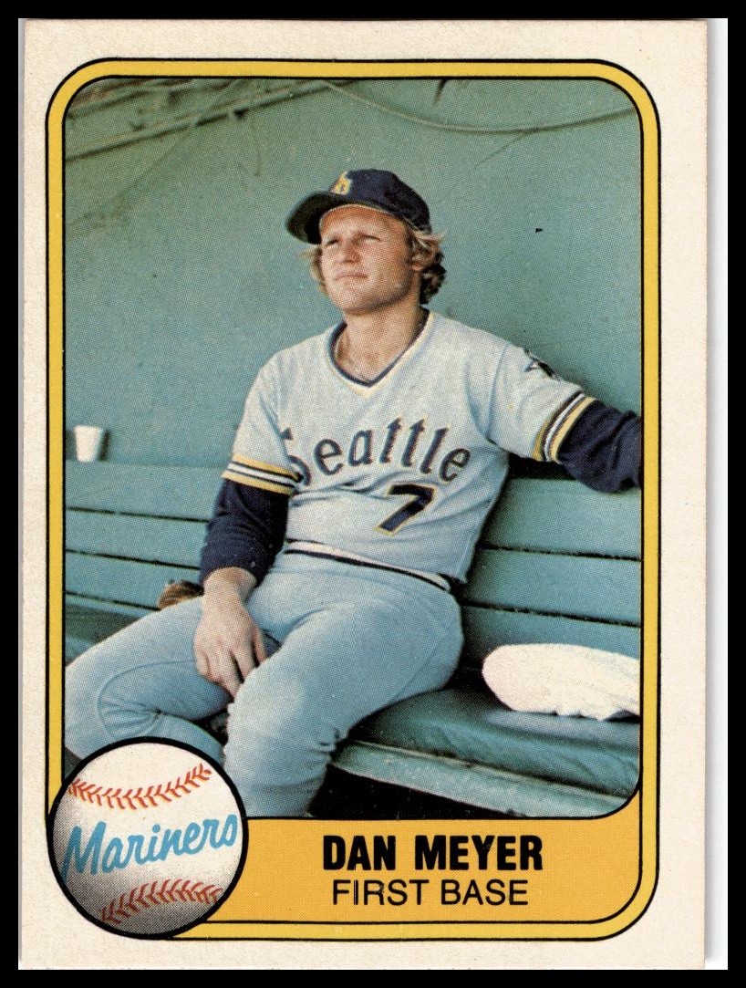 1981 Fleer #603 Dan Meyer