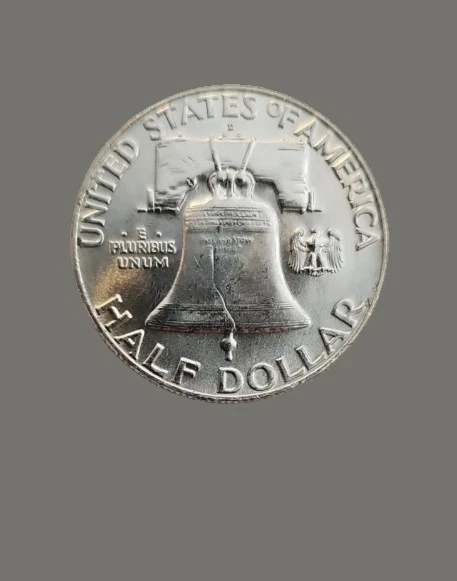 1960 D Franklin Silver Half Dollar Mint State Condition Free Shipping - Image 2 of 2