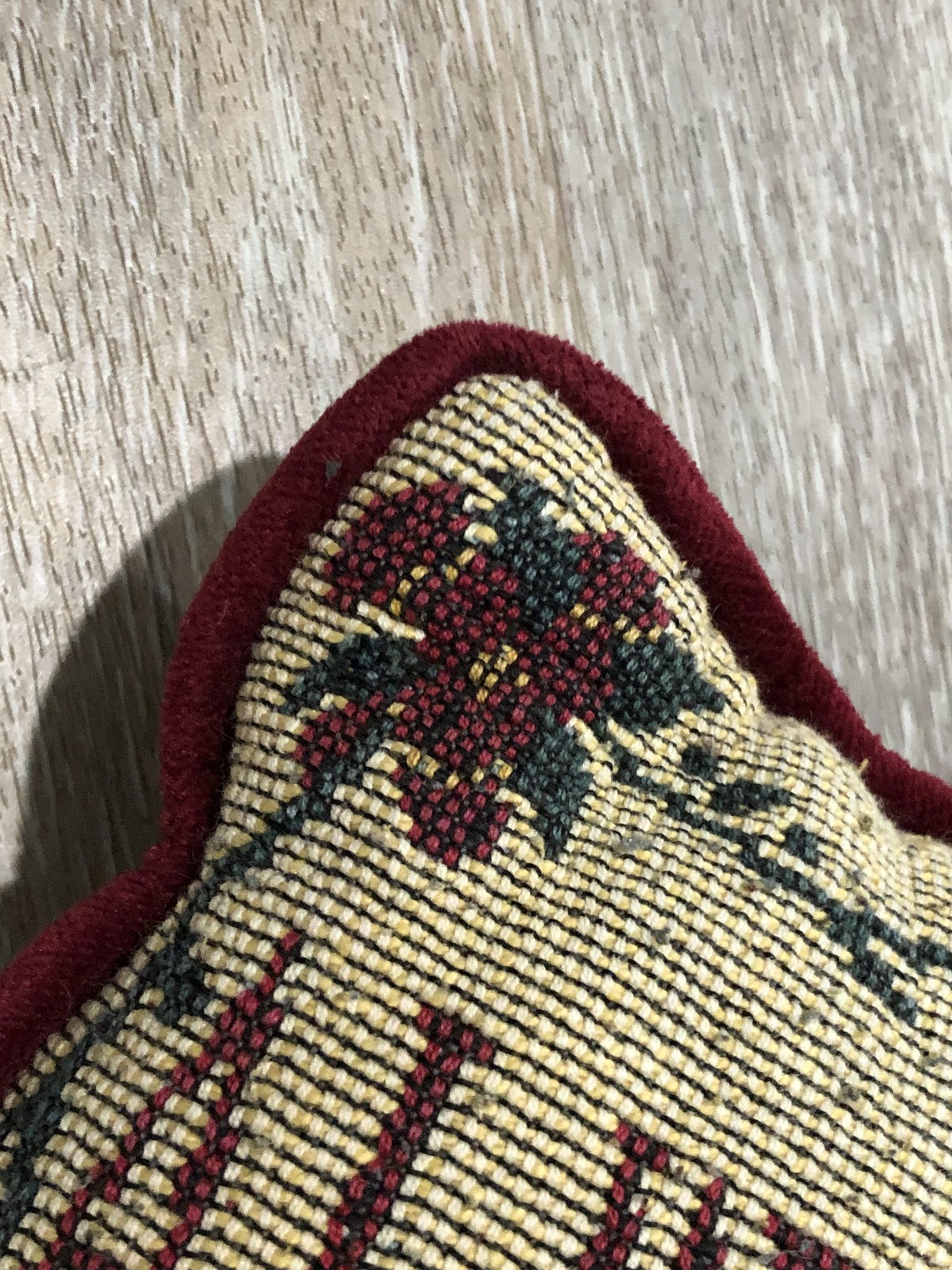 Always My Daughter Now Too My Friend Decorative Tapestry Accent Pillow 12x9 Vtg