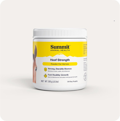 Summit Equine Hoof Strength Powder for Horses, Promotes Healthy Hooves with Biot