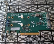 Supermicro AOC-SLG3-2M2 Dual NVMe M.2 PCIe 3.0 x8 Add-on Card