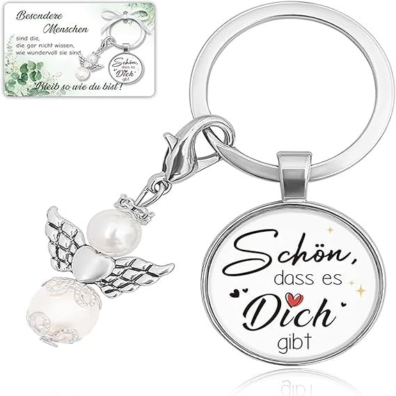 Schutzengel Schlüsselanhänger Geschenk Freundin Weihnachtsgeschenke für Frauen 1