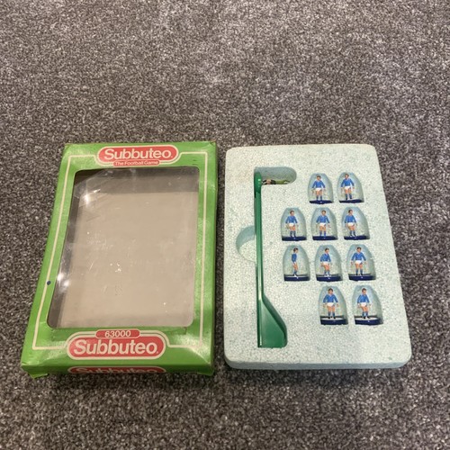 Subbuteo Vintage LW Everton Ref 643 Boxato 63000 Squadra Blu - Foto 4 di 7