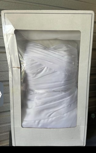 David’s Bridal Wedding Dress Size 18 Professionally Preserved Sealed 2012