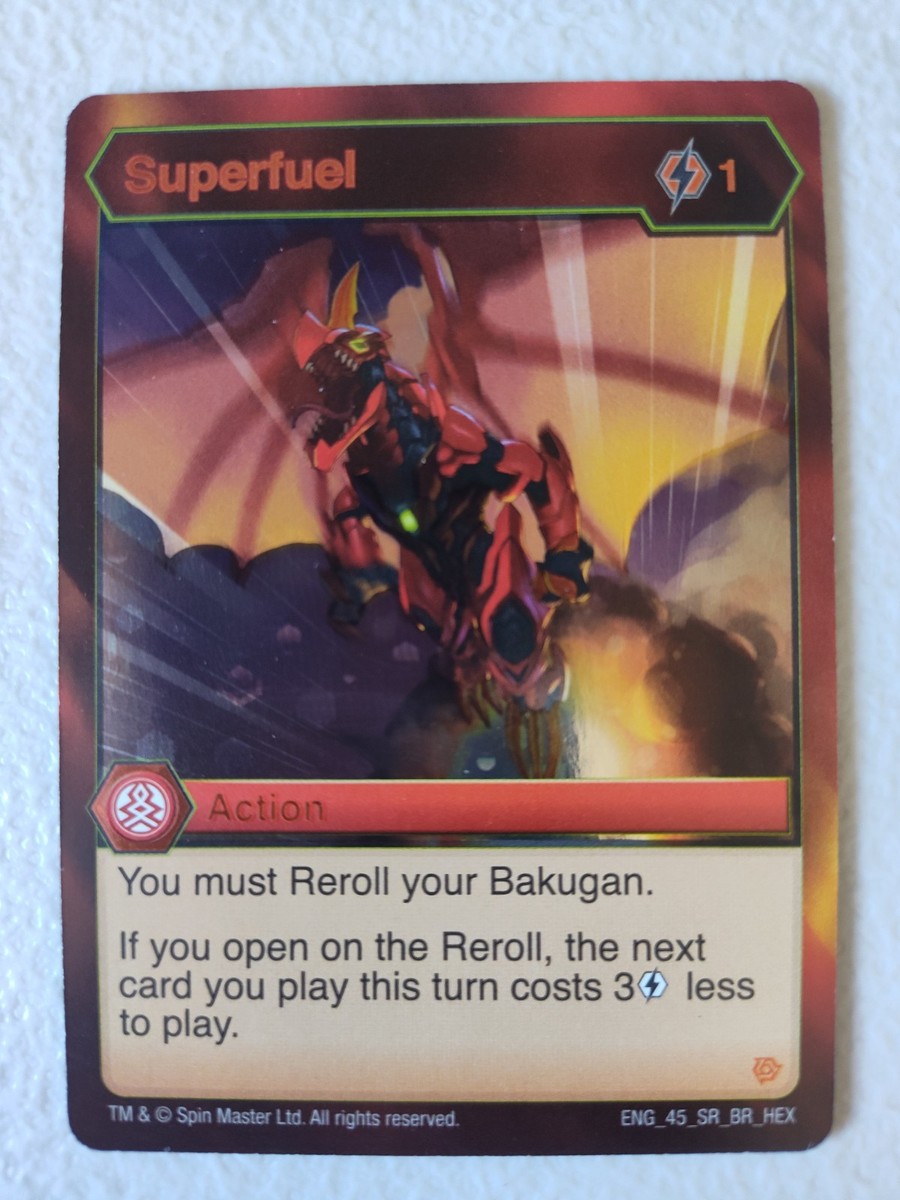 Bakugan Resurgence TCG - Superfuel - ENG 45 SR BR HEX Foil Card