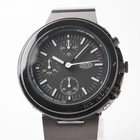 SEIKO ALBA AKA Orbitax ASJS001/V655-6110 Quartz Chronograph Black Dial Vintage