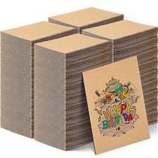 400 Pcs 5 x 7 Inch Corrugated Cardboard Sheets for Mailers 2 mm Thickness Fla...